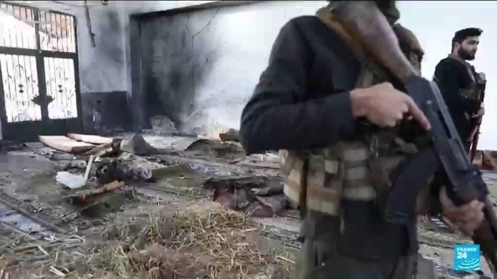 Video thumbnail for Deadly blast hits Alawite mosque in Syria's Homs