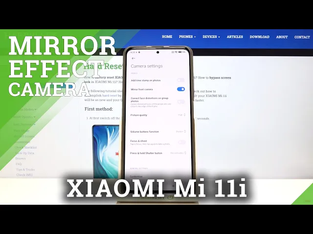 Video thumbnail for How to Manage Camera Mirror Effect in XIAOMI Mi 11i – Find Mirror Effect Settings