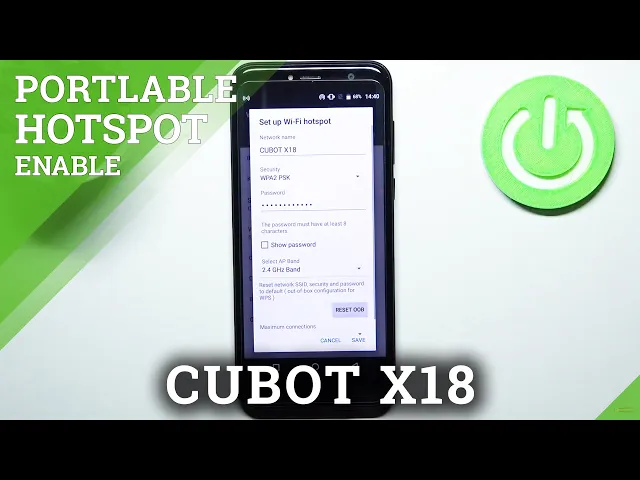 Video thumbnail for How to Create Mobile Hotspot in CUBOT X18 – Share Wi-Fi