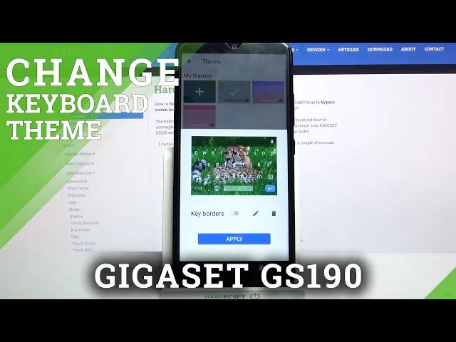 Video thumbnail for How to Personalise Keyboard Theme on GIGASET GS190? – Refresh Keyboard Theme