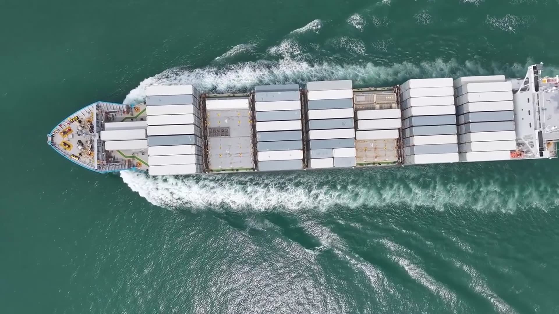 Video thumbnail for China: Qingdao Port Container Trade.
