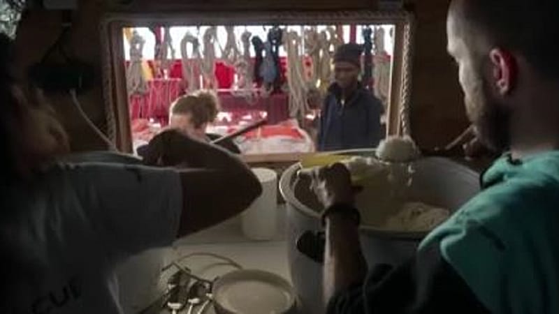 Video thumbnail for Sudanese migrants share hopes for 2026 aboard Ocean Viking