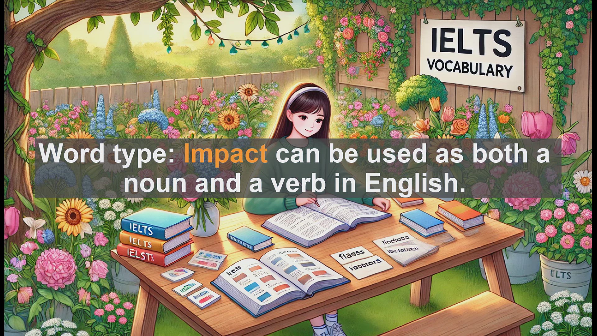 'Video thumbnail for 2500 Must Know IELTS 5.5 Vocabulary - Understanding 'Impact': Meaning, Usage, and Common Mistakes'
