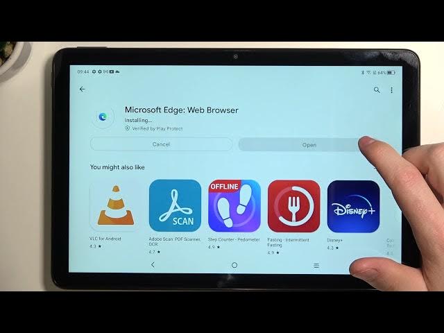 Video thumbnail for How to Download and Install the Microsoft Edge Browser App on the TCL Tab 10s