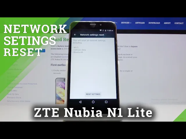 Video thumbnail for How to Reset Network Settings in ZTE Nubia N1 Lite – Fix Connection Problems