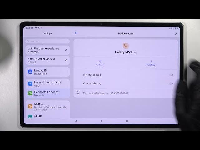 Video thumbnail for How To Connect Bluetooth Device With LENOVO TAB P12 PRO