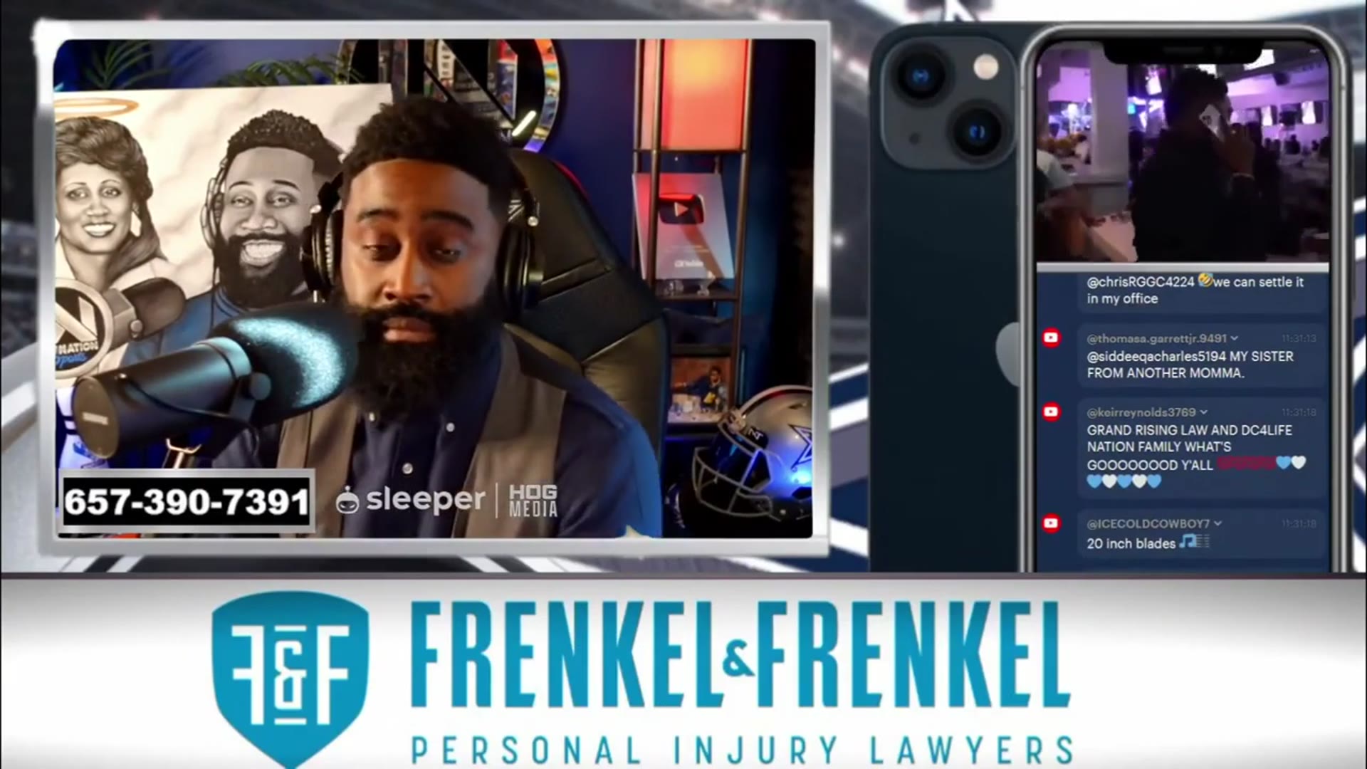 Video thumbnail for law nation sports: cowboys hype: pickens, lamb, and potential eagles downfall!