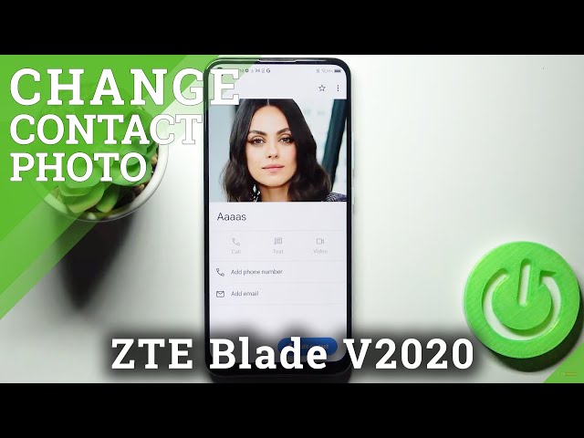 Video thumbnail for How to Add Photo to Contact in ZTE Blade V2020 – Personalize Contact List