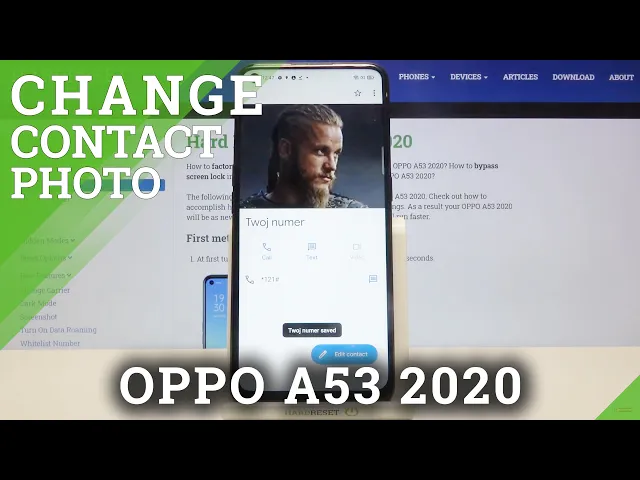 Video thumbnail for How to Add Photo to Contact on OPPO A53 2020 – Personalize Contact List