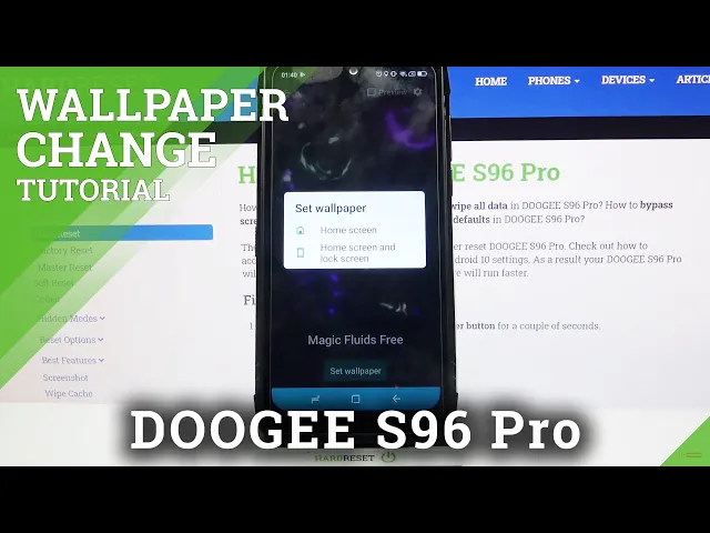 Video thumbnail for How to Apply Live Wallpaper on DOOGEE S96 Pro – Apply Magic Fluids Wallpaper