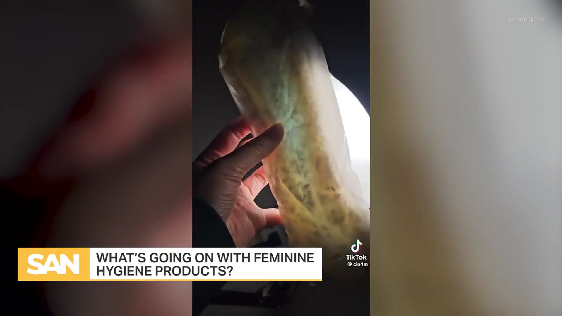 'Video thumbnail for Maggots, discoloration and burns: What's going on with menstrual products?'