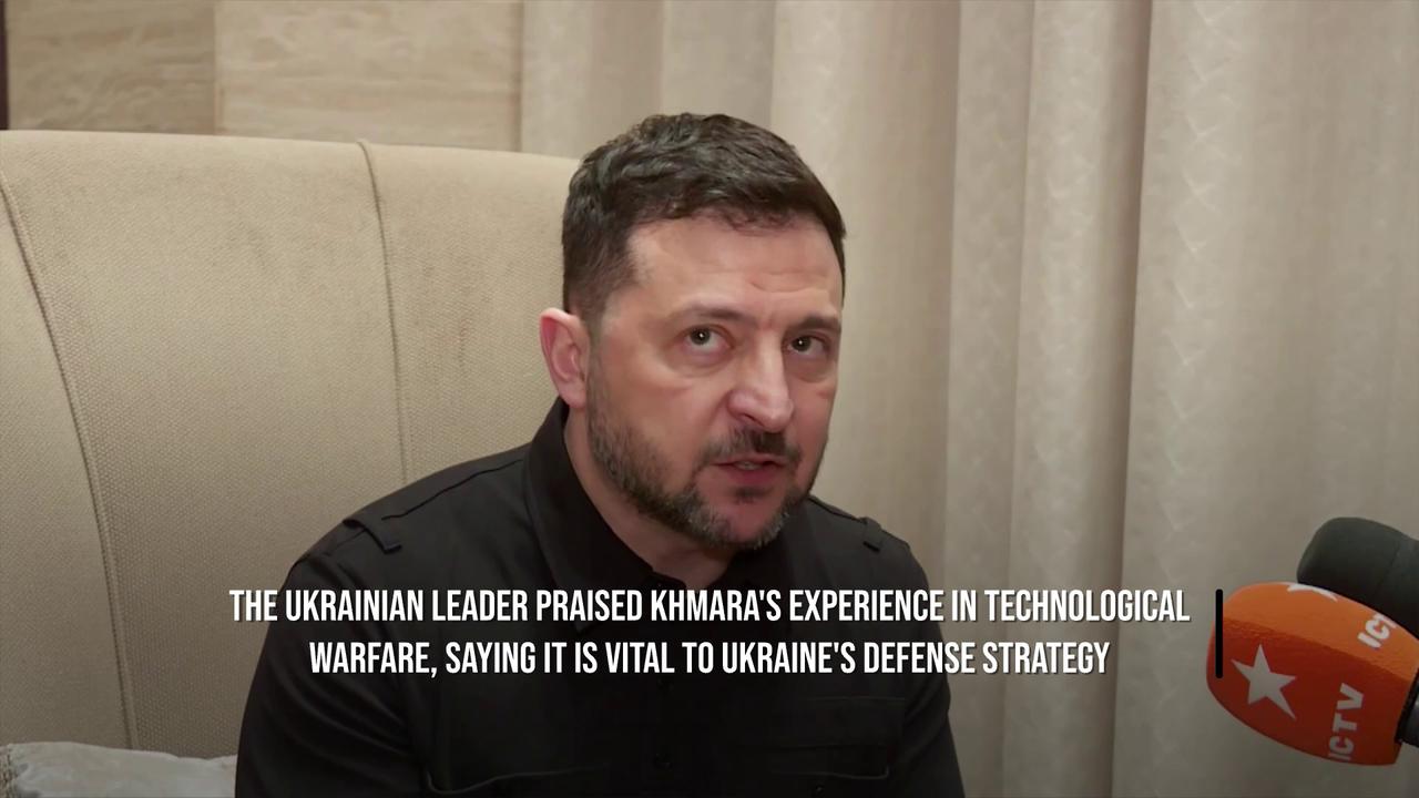 Video thumbnail for Zelensky Names Spy Chief Interim Defense Minister.