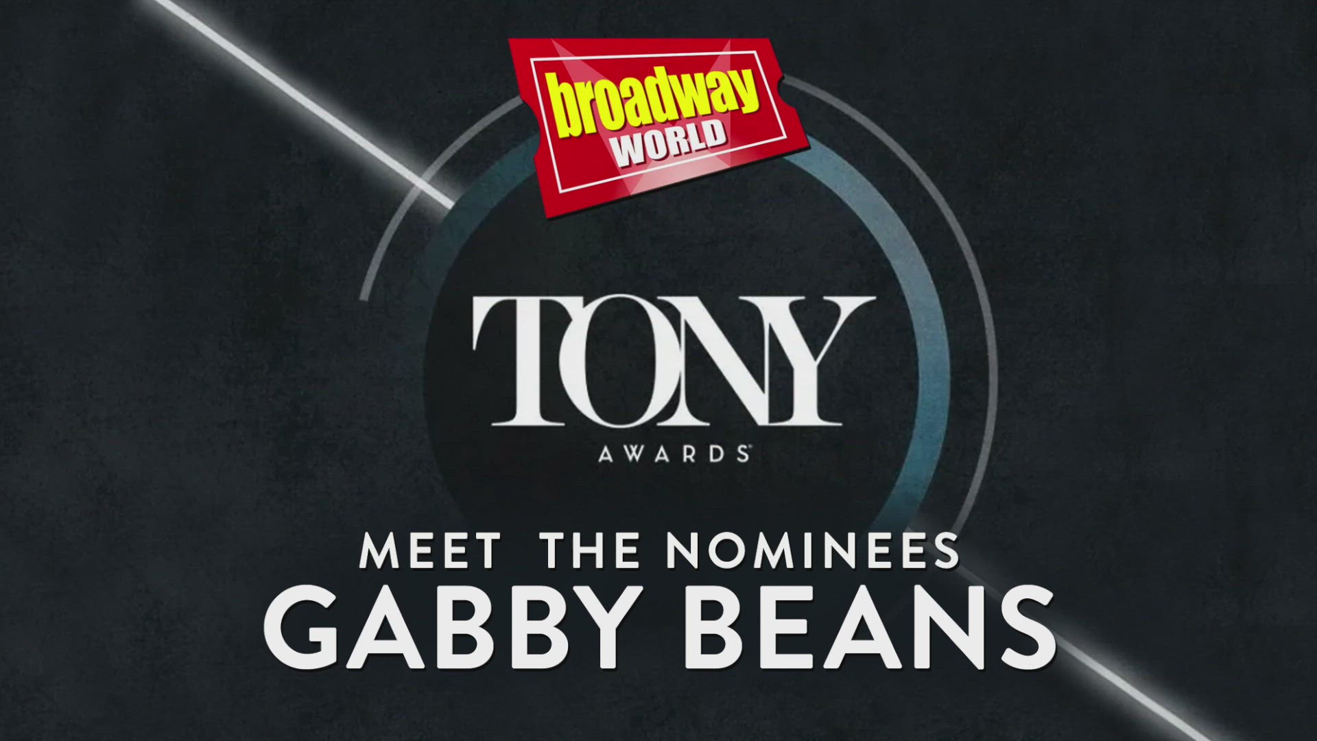 Video thumbnail for Meet the 2022 Tony Nominees: THE SKIN OF OUR TEETH's Gabby Beans