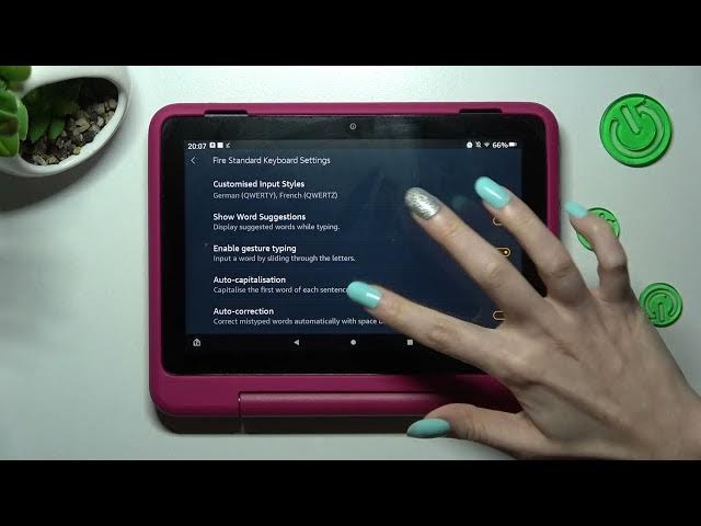 Video thumbnail for How to Enter Text Correction Options on AMAZON Fire HD 8 Kids Pro? - Text Correction Settings