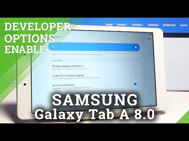 Video thumbnail for How to Enable Developer Options in SAMSUNG Galaxy Tab A 8.0 – Unlock Additional Functionalities