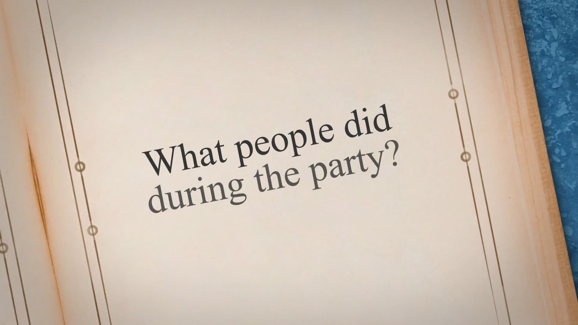 Video thumbnail for DESCRIBE A PARTY OR CELEBRATION THAT YOU ATTENDED/JOINED IELTS CUE CARD