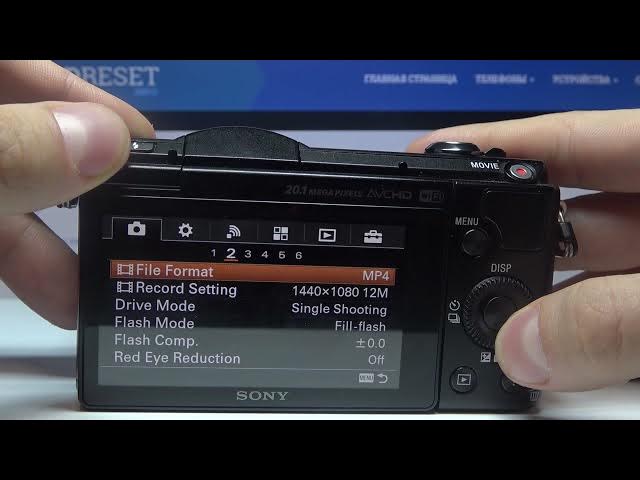 Video thumbnail for Sony Alpha A5000 - How to Change Video Format?