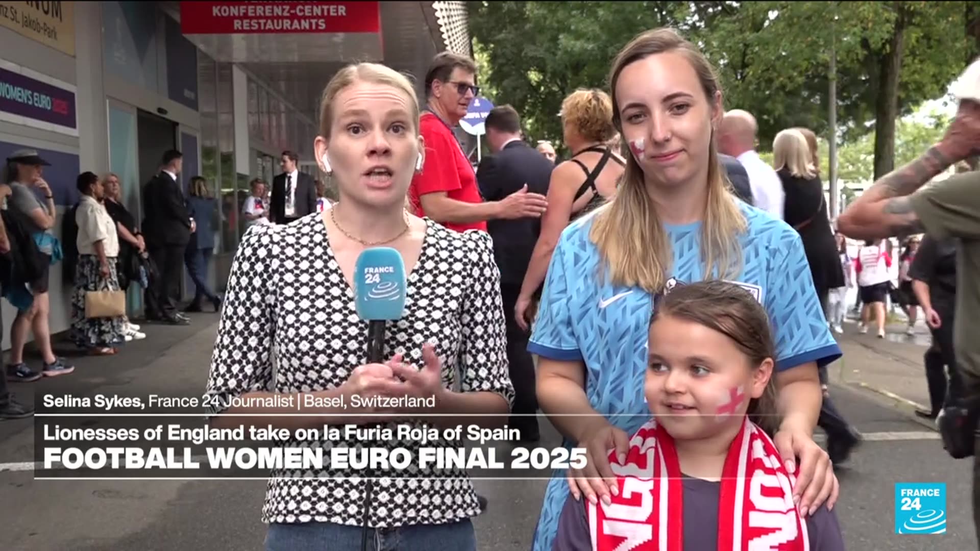 'Video thumbnail for Euro 2025: Lionesses of England take on la Furia Roja of Spain'