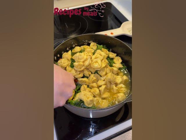 Video thumbnail for Hearty Sausage Tortellini Soup You'll CRAVE! #easyrecipe