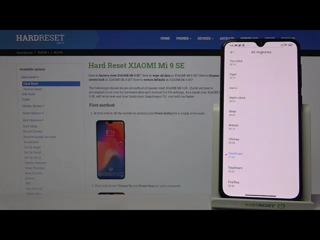 Video thumbnail for Xiaomi MI 9 SE - Alarm Tones Presentation