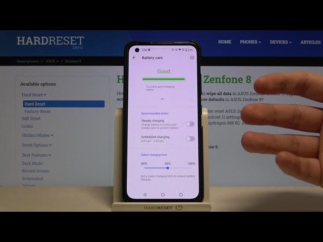 Video thumbnail for How to Set Charging Limit in ASUS Zenfone 8 – Take Care Of Battery