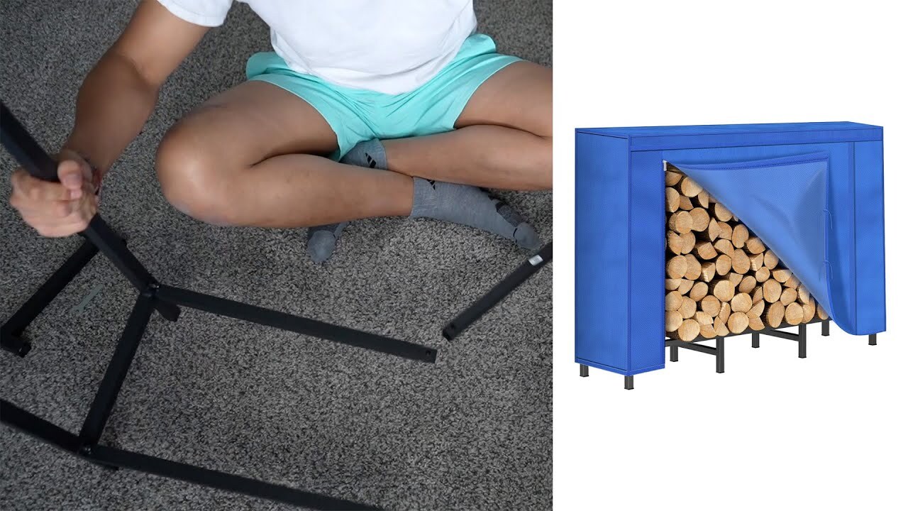 'Video thumbnail for 4ft Firewood Rack Review'