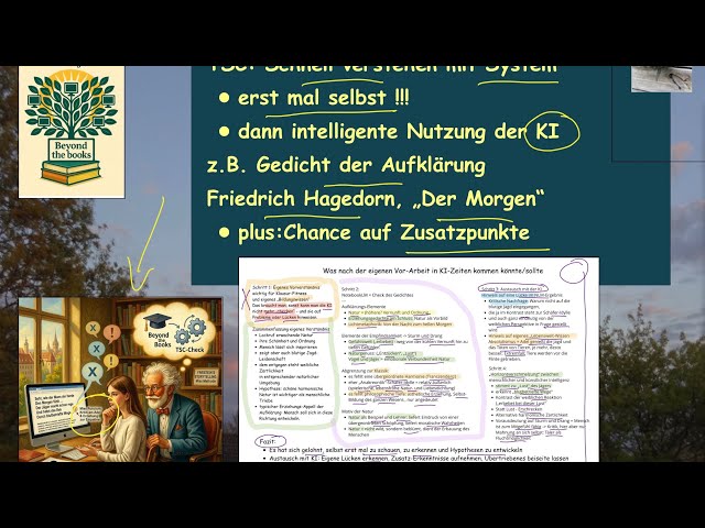 Video thumbnail for Hagedorn „Der Morgen“ – Gedicht der Aufklärung: Schnell-Check - besser als KI - mit Zusatzpunkten