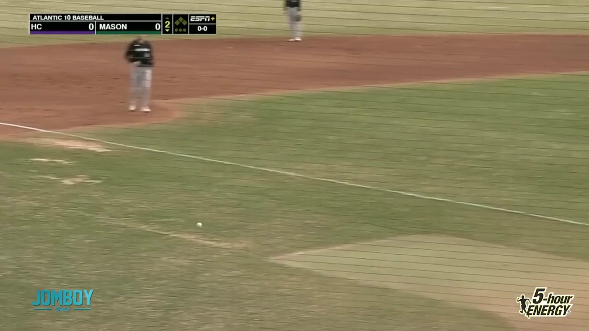 'Video thumbnail for Small ball helps George Mason score NCAA-record 23 runs in one inning vs. Holy Cross, a breakdown'
