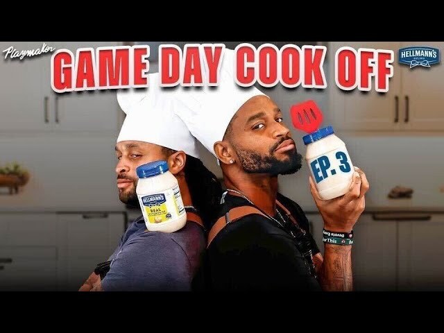 Video thumbnail for Darius Slay & Avonte Maddox’s Philly Bake-Off Is A Piece Of Cake | Hellmann's GameDay Cook Off Ep 3