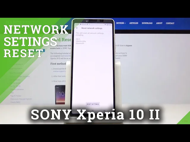 Video thumbnail for How to Reset Network Settings in SONY Xperia 10 II - Restore Network Configuration