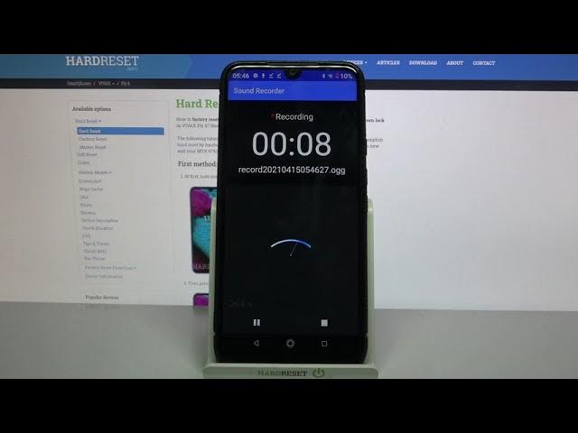 Video thumbnail for How to Save Sound in MP3 – Voice Recorder App on VIVAX Fly 6