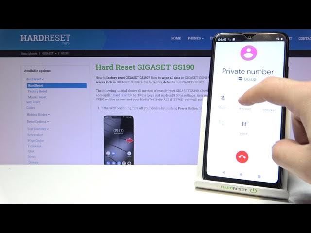 Video thumbnail for GIGASET GS190 Incoming Call & Default Ringtone