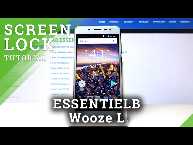 Video thumbnail for How to Change Lock Method on ESSENTIELB Wooze L – Screen Lock Settings