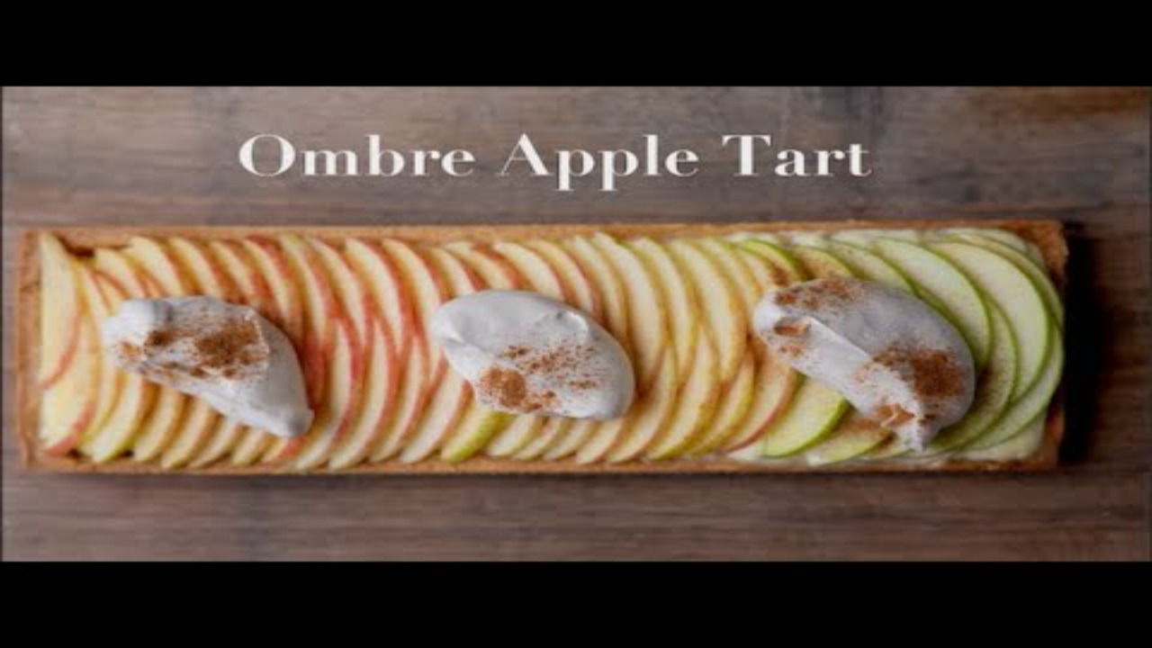 'Video thumbnail for Ombre Apple Tart'