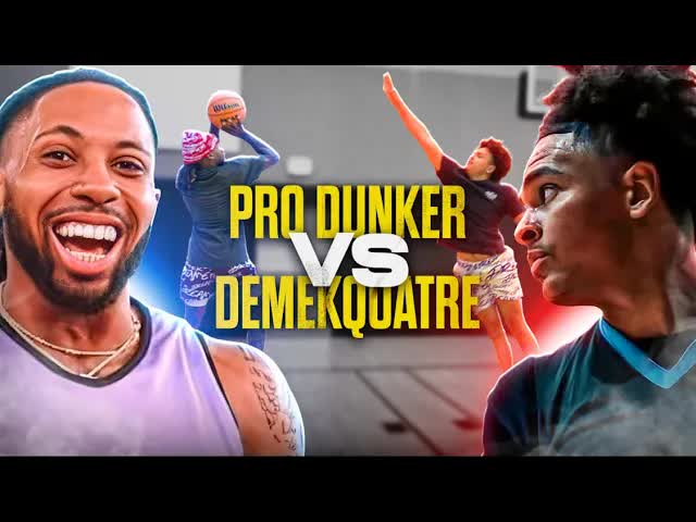 Video thumbnail for Epic One-on-One Basketball Game: High-Flying Dunks & Amazing Shots