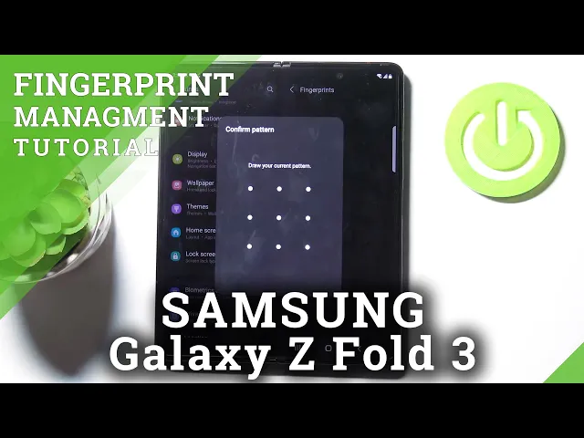 Video thumbnail for How to Add Fingerprint on SAMSUNG Galaxy Z Fold3 - Set Up Fingerprint Unlocking / Add Screen Lock