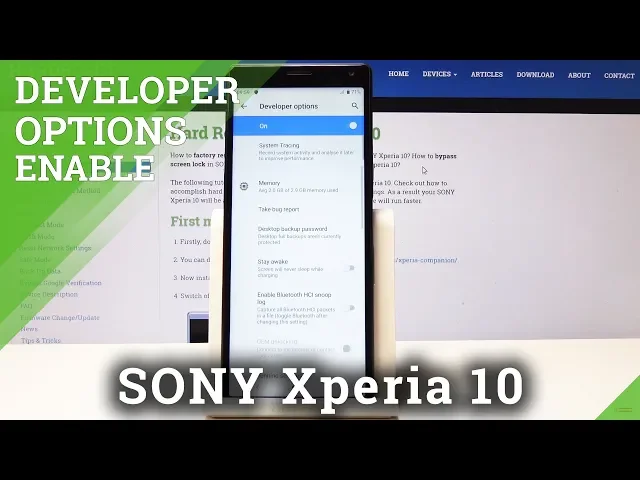 Video thumbnail for How to Enable Developer Options in SONY Xperia 10