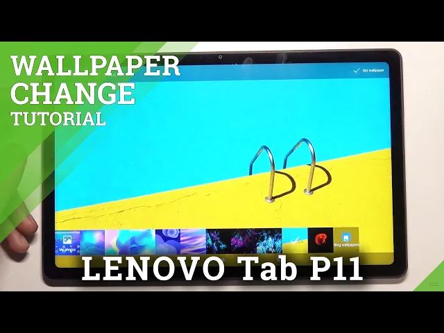 Video thumbnail for How to Select Lock Screen Wallpaper & Display Design in LENOVO Tab P11?