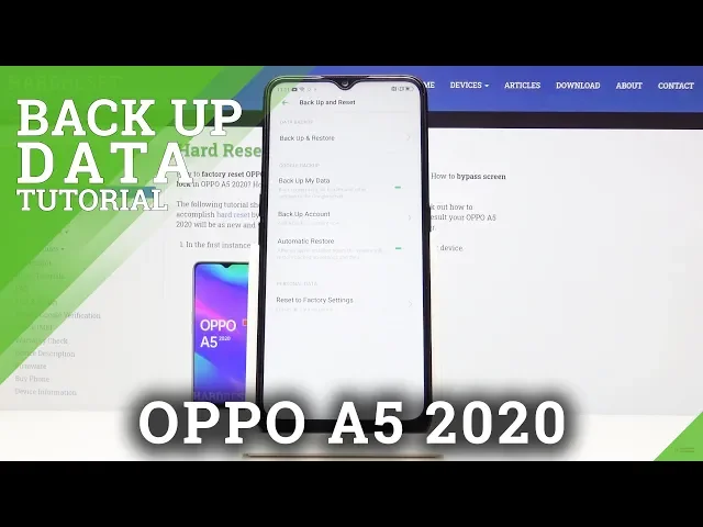 Video thumbnail for How to Google Backup on OPPO A5 2020 - Save Data in Google Server