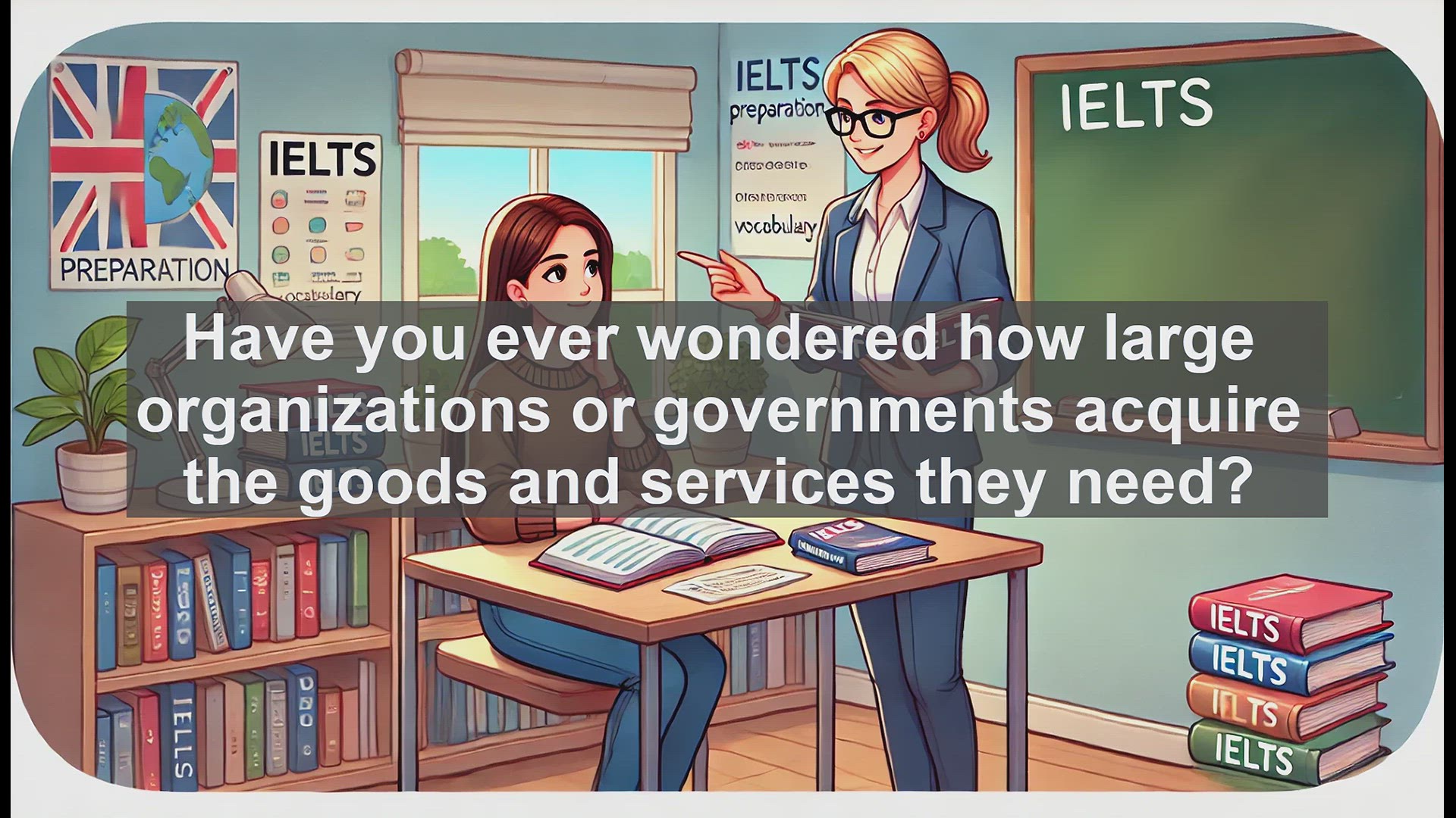 'Video thumbnail for 2500 Must Know IELTS 6.5 Vocabulary - Procurement: The Key Process in Business and Government Acquisitions'