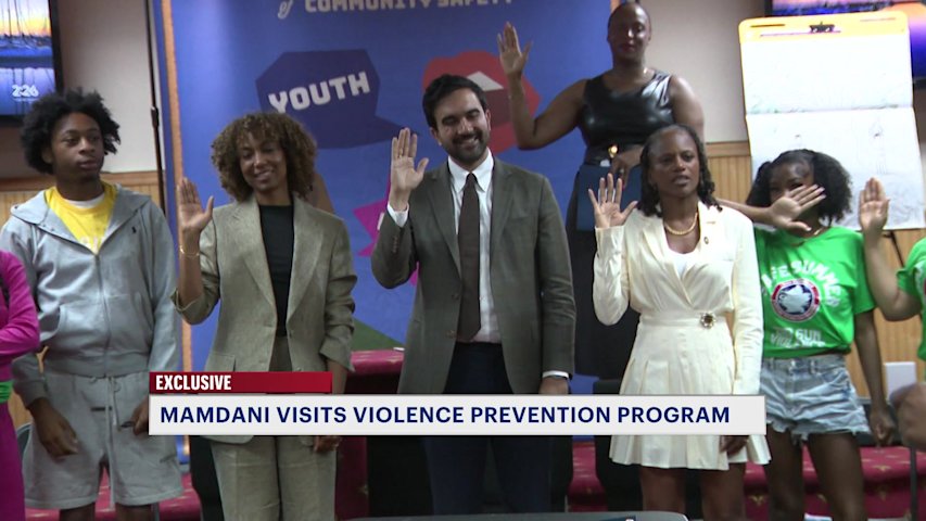 Video thumbnail for Mayor Mamdani meets with East Flatbush teens to discuss violence prevention