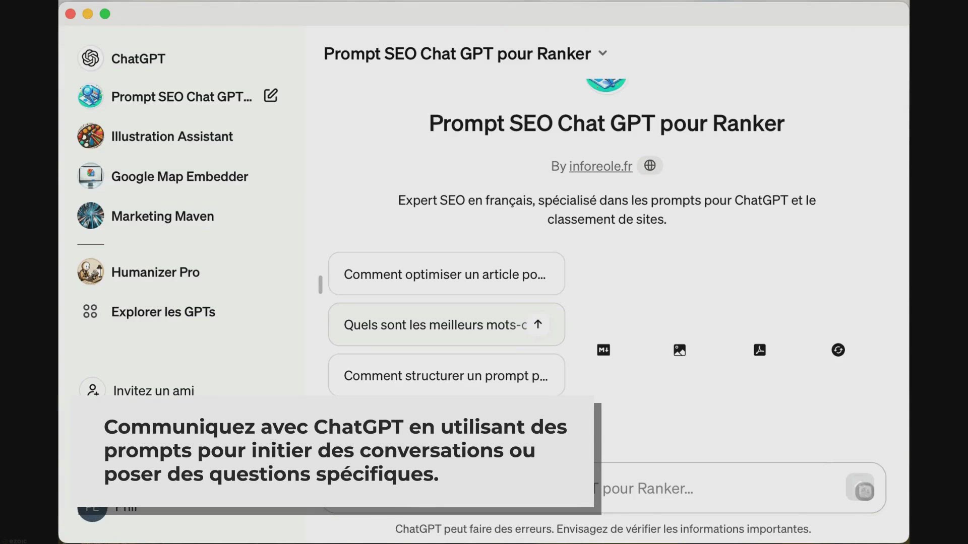 'Video thumbnail for c'est quoi un prompt chatgpt'