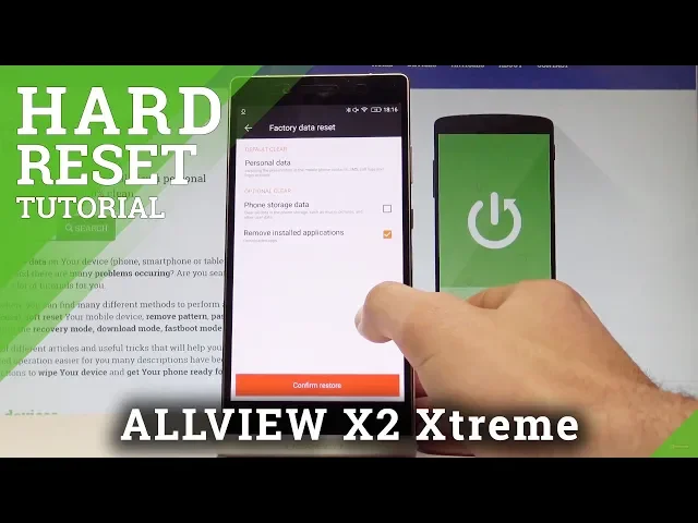 Video thumbnail for How to Factory Reset ALLVIEW X2 Xtreme - Wipe Data / Restore Data |HardReset.Info