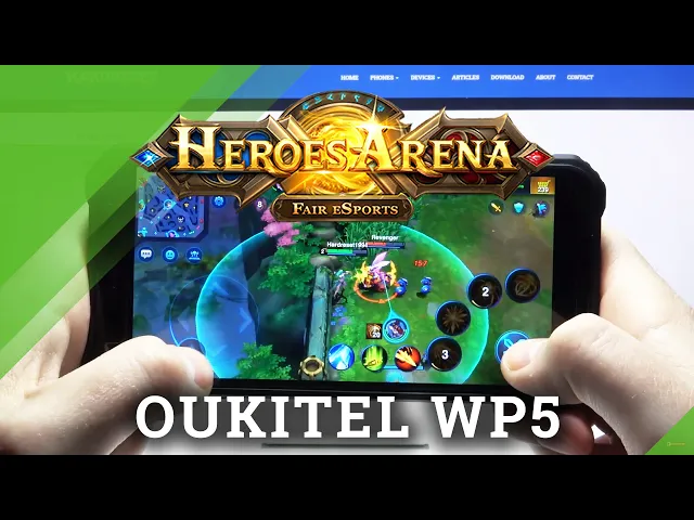 Video thumbnail for Oukitel WP5 - Heroes Arena Gameplay | Test Of MOBA Games