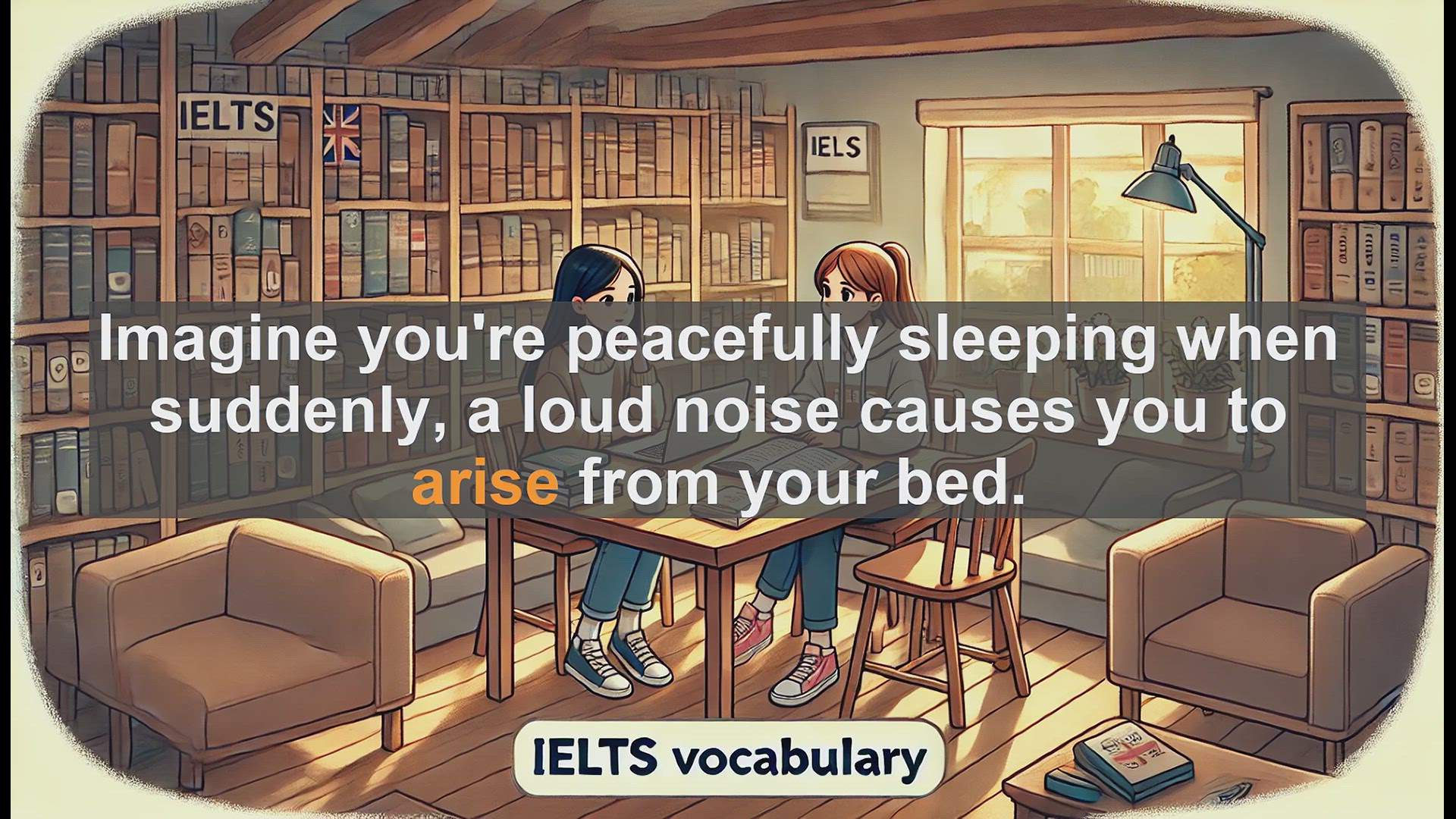 'Video thumbnail for 2500 Must Know IELTS 6.5 Vocabulary - Mastering 'Arise': A Key Word for IELTS Success'