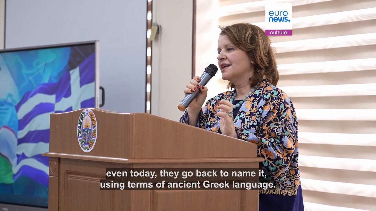 Video thumbnail for Greek language day in Uzbekistan highlights a 3,000-year linguistic legacy