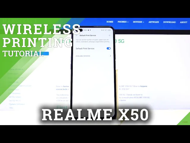 Video thumbnail for How to Connect Printer with REALME X50 5G – Wireless Printing