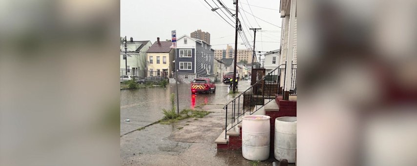 Video thumbnail for Recovery underway after rain leaves streets flooded, drivers stranded in Paterson