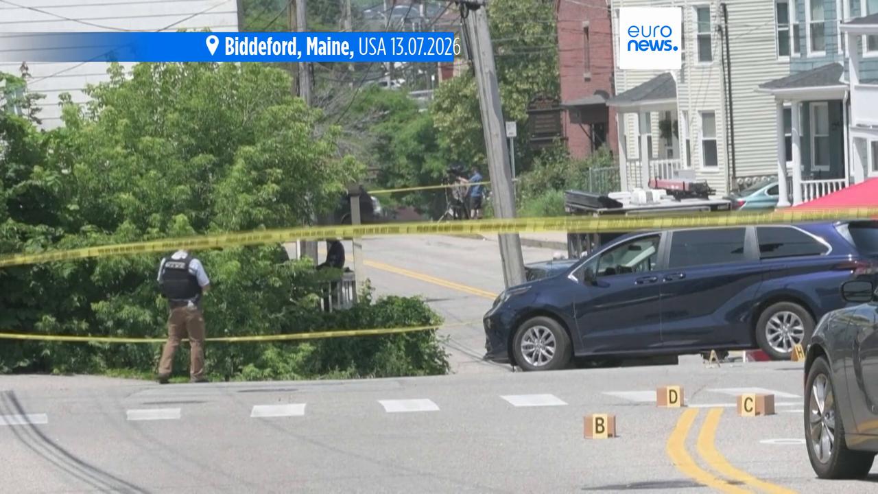 Video thumbnail for ICE agent shoots dead Colombian immigrant in Maine
