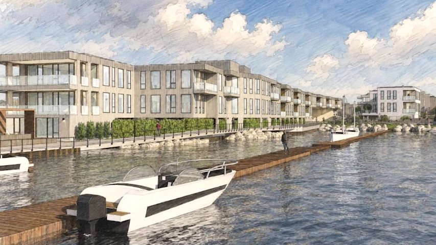 Video thumbnail for Proposed waterfront revitalization divides Port Washington community